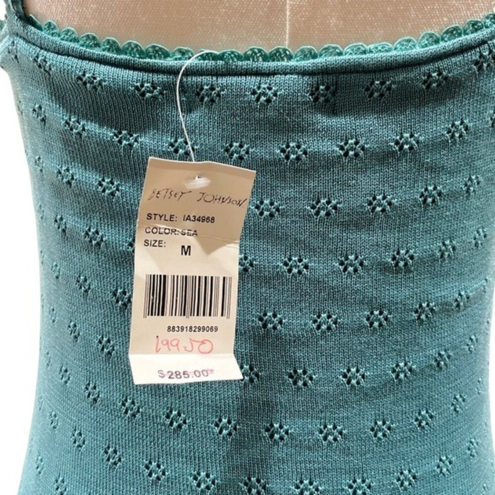 Betsey Johnson SeaFoam Knit Dress NWT - Picture 10 of 11